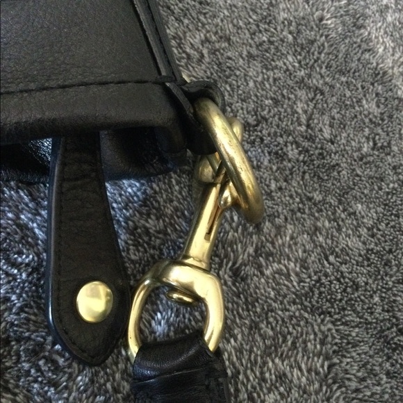 Coach black leather convertible shoulder bag - Picture 14 of 16